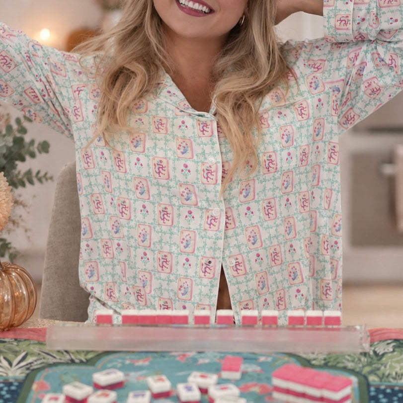 A Love Letter to America’s Favorite Pastime: The Mahjong “Tile Time” Print