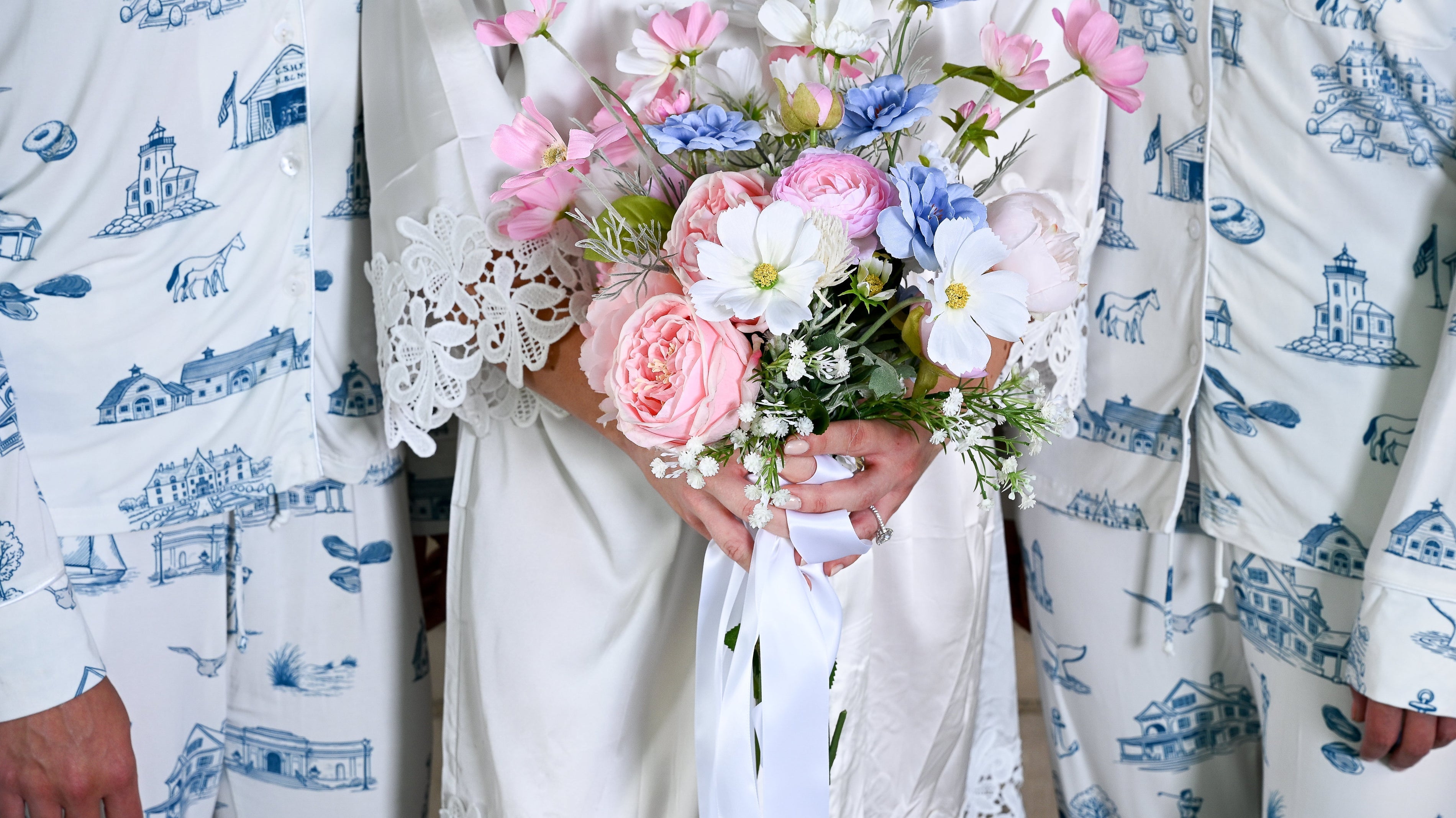 The Best Bridal Party Pajamas for a Hamptons or Coastal Wedding - Oyster and Arrow