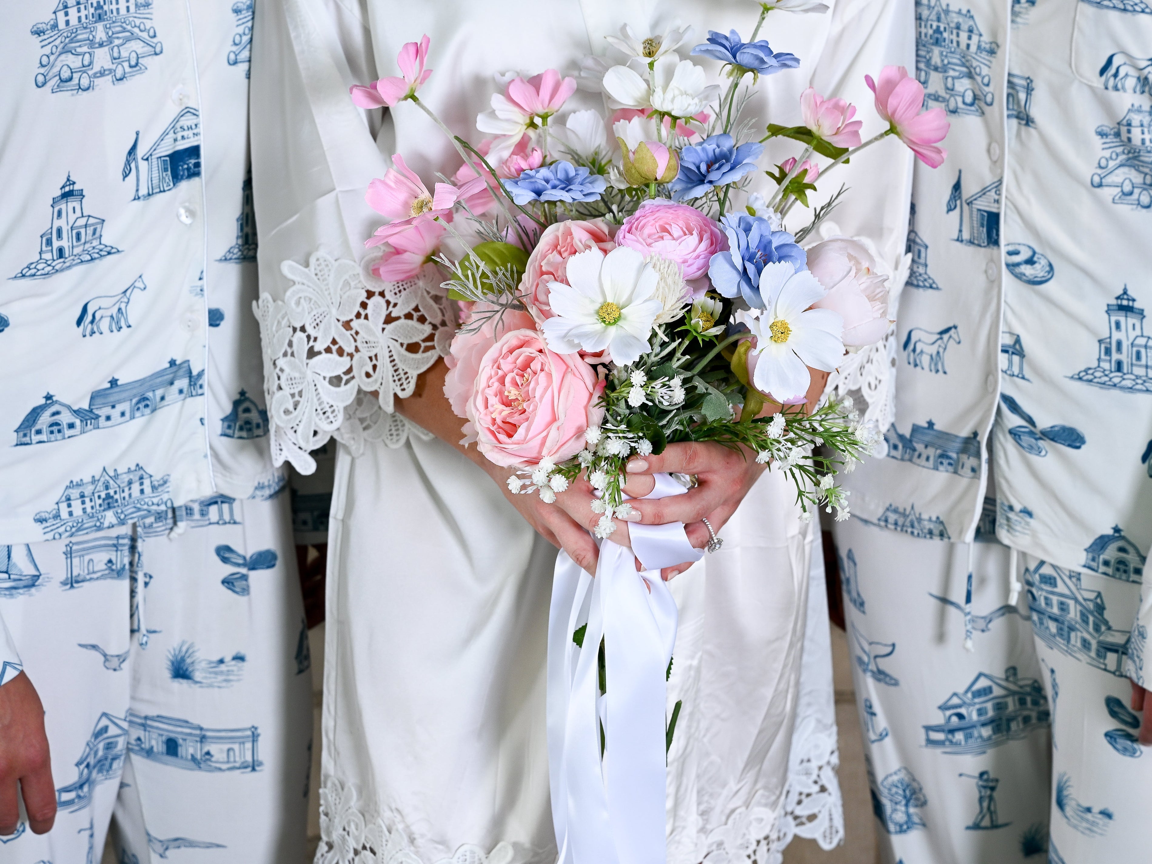 The Best Bridal Party Pajamas for a Hamptons or Coastal Wedding - Oyster and Arrow