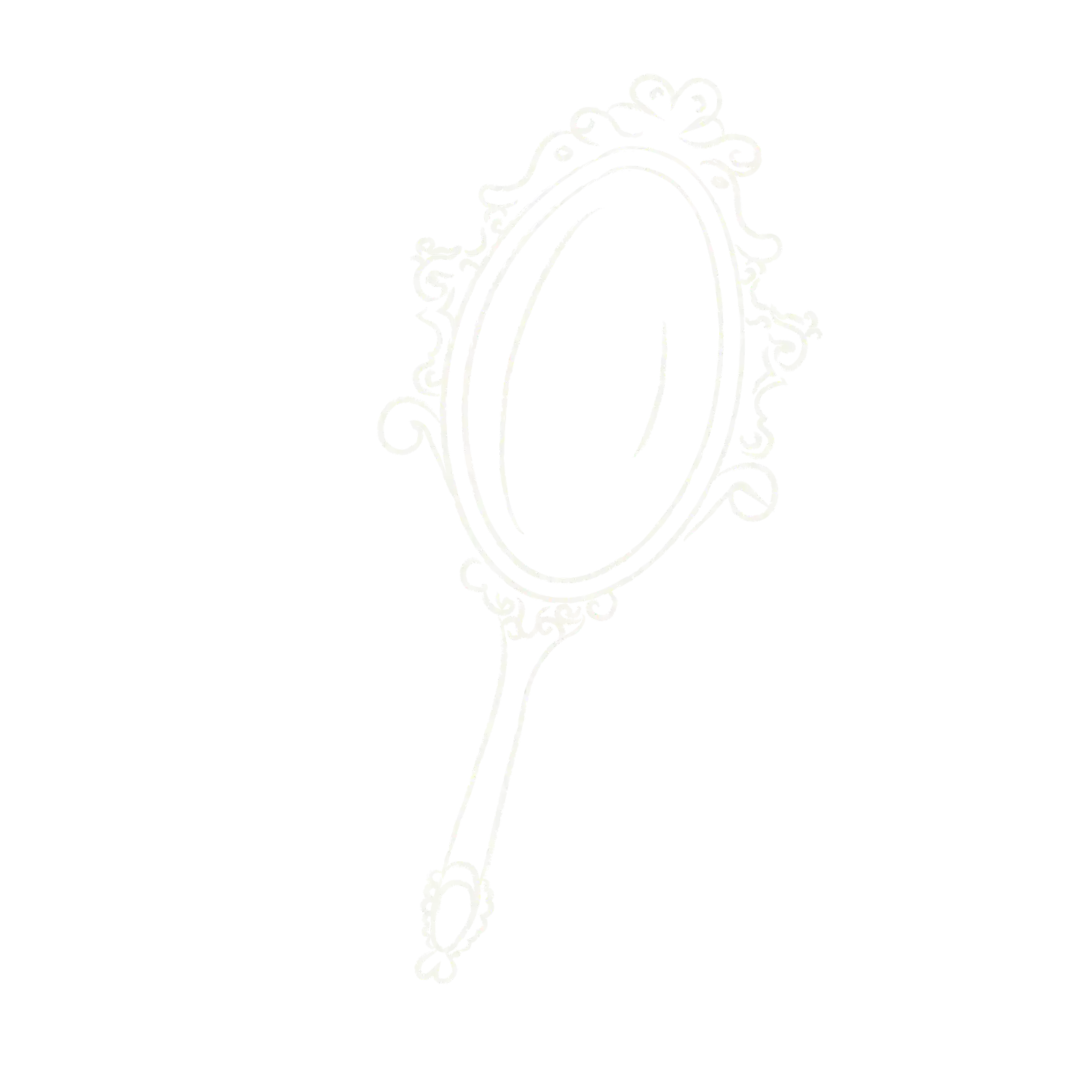 White lace doily on a white background