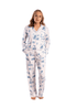 Hamptons & Montauk Toile Long Sleeve Bamboo Pajama Set - Oyster and Arrow