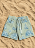 Huntington & Cold Spring Harbor Boys' Swim Trunks - Oyster and Arrow