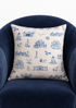 Huntington & Cold Spring Harbor French Linen Pillow Sham - Oyster and Arrow