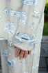 Huntington & Cold Spring Harbor Toile Long Sleeve Pajama Set - Oyster and Arrow