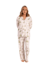 North Fork Toile Long Sleeve Bamboo Pajama Set - Oyster and Arrow