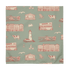 Northport Toile Cotton Napkins, Set of 4 - Oyster and Arrow