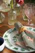 Northport Toile Cotton Napkins, Set of 4 - Oyster and Arrow